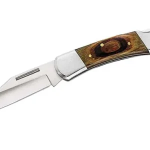 Markenware Herbertz Taschenmesser AISI 420 Pakkaholz, Heftlänge 9cm